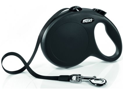 Flexi Classic NEW L pásek 5 m černé 50 kg