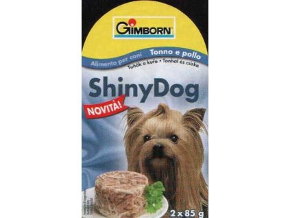 Gimborn Shiny dog konz. tuňák, kuře 2 x 85 g