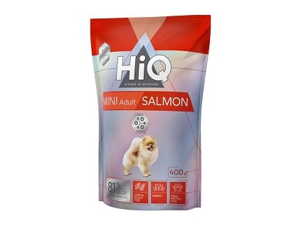 HiQ Dog Dry Adult Mini Salmon 400 g