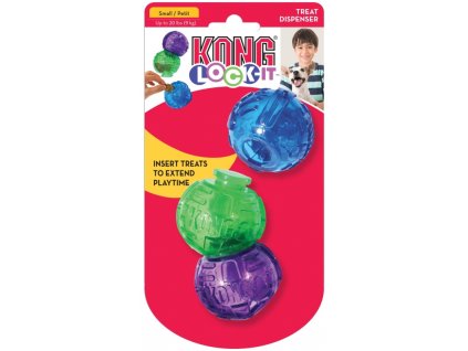 KONG hračka Lock It plnící guma S 3 ks