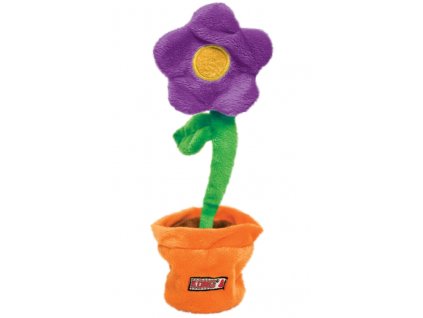 KONG hračka Puzzlements Květina květináč plyš