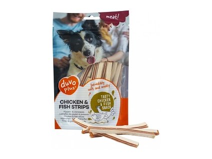 Duvo+ Meat! Chicken & fish strips 80 g