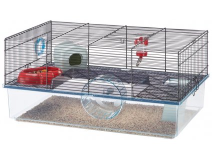 Klec hlod. křeček, myš Favola s výbavou Ferplast 60 x 36,5 x 30 cm