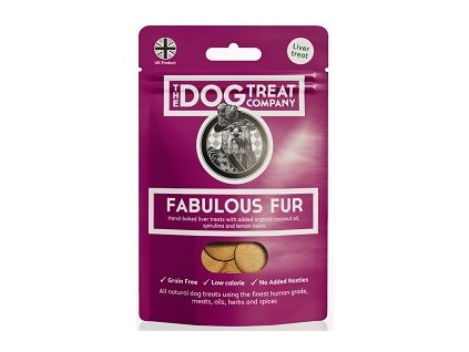The Dog Treat Company játrové sušenky báječný kožich 50 g