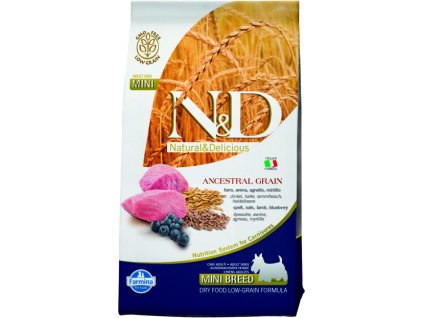 N&D Low Grain Adult Mini Lamb & Blueberry 0,8 kg