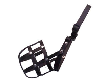 Náhubek kůže černý B&F č. 2 jezevčík