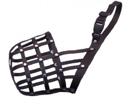 Náhubek kůže černý B&F č. 5 dobrman