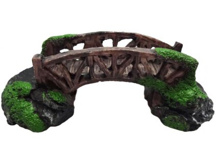 Dekorace do akvária most 10x4,5x3,5cm Duvo+