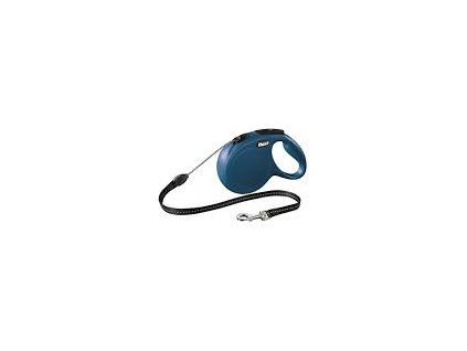 Flexi Classic NEW M lanko 8 m modré 20 kg