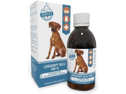 Lososový olej 200ml Topvet