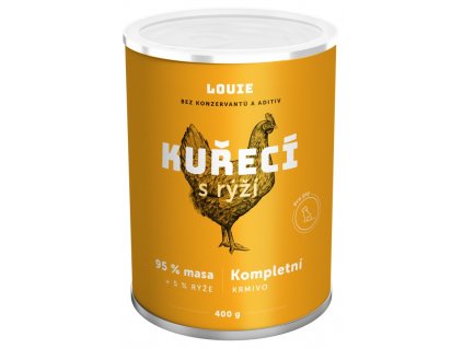 Louie konz. pro psy kuřecí s rýží 400g