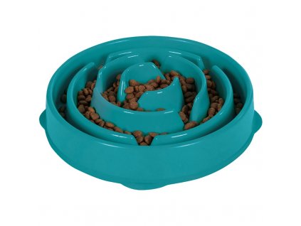 Outward Hound miska Fun Feeder tyrkysová S