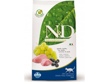 N&D PRIME Cat Grain Free Adult Lamb & Blueberry 10 kg