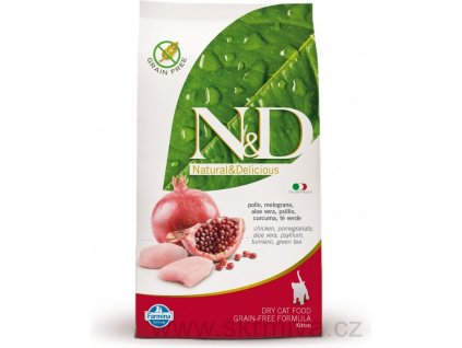 N&D PRIME Cat Grain Free KITTEN Chicken & Pomegranate 10 kg