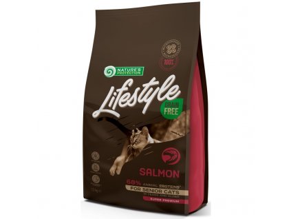 Nature's Protection Lifestyle Grain Free Salmon Senior Cat 1,5 kg