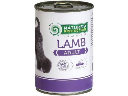 Nature's Protection konzerva Adult Lamb 400 g
