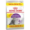 Royal Canin Feline Sensible 10 kg + 2 kg zdarma
