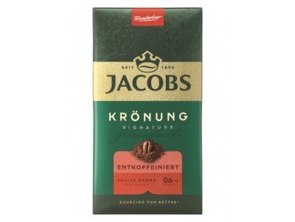 Jacobs Krönung Decaffeinato mletá káva 500 g