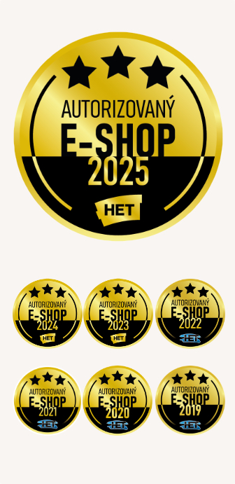 Certifikovaný e-shop HET - zlatý partner