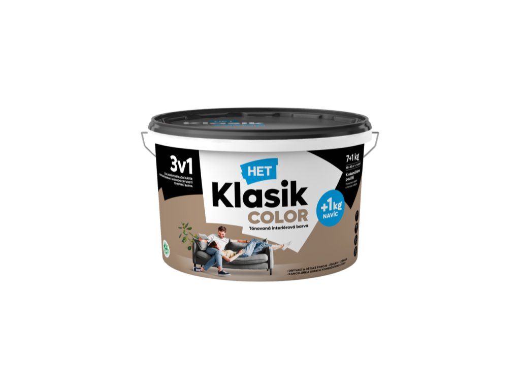 Het Klasik Color 0257 hnědý ořechový
