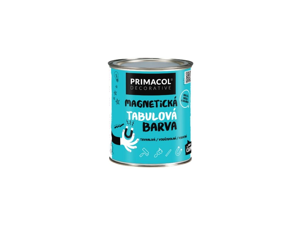Primacol Decorative magnetická tabulová barva, černá, 750 ml -  Nejlepšíbarvy.cz