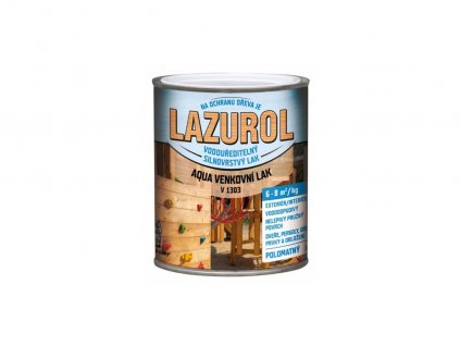 LAZUROL Aqua V1303 silnovrstvý polomatný lak na dřevo