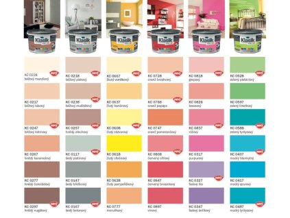 Het Klasik COLOR odstíny