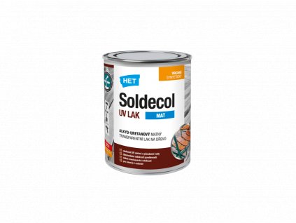 Soldecol UV Lak MAT 0,75 l