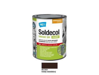 Het Soldecol Unicoat SM - SU 2431 hnědý čokoládový (Velikost balení: 2.5 l)