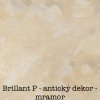 Brillant P - antický dekor - mramor