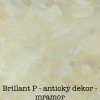 Brillant P - antický dekor - mramor