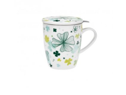 ctyrlistek porcelan hrnek 035L