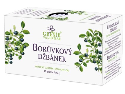 Borůvkový džbánek ovocný porcovaný čaj