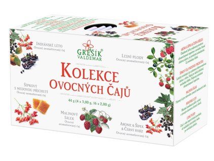 Grešík Kolekce Ovocných čajů 5x4 sáčky