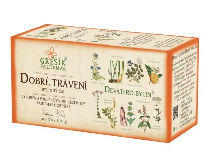 Dobré trávení bylinný porcovaný čaj