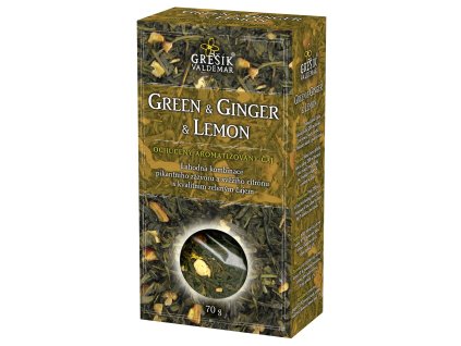 Green & Ginger & Lemon zelený sypaný čaj