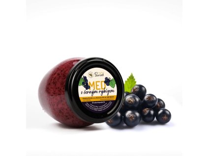 Med s černým rybízem