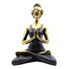 Yoga Lady Figurka Bronzová & Černá 24cm