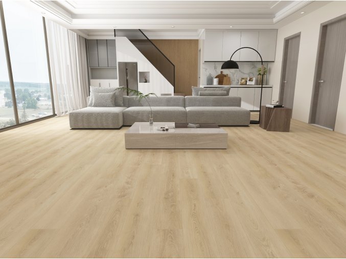 XXL plovoucí click vinylová zámková SPC podlaha PARADIGM, dekor ALMOND OAK