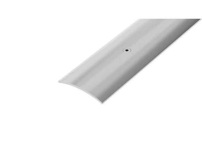 Přechodová lišta vrtaná, hliník elox stříbro, 30 mm, 2,7 m