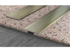 Spojovací lišta samolepící, hliník elox bronz, 25 mm, 2,7 m