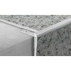 Schodová lišta vrtaná, hliník elox champagne, 20x42 mm, 2,5 m, pro tl: 3 mm