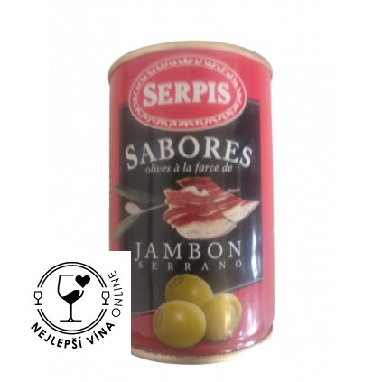 Olivy se šunkou Jamón Serrano 130 g