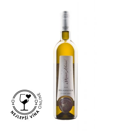 Johanniter, pozdní sběr, 2018, polosuché, 0,75l