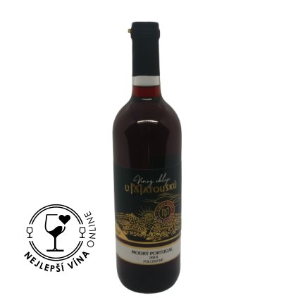 Modrý Portugal, moravské zemské, 2019, polosuché, 0,75 l