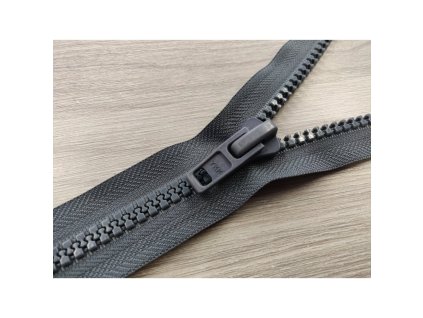 YKK Vislon vel. 10, plastový běžec, šedá