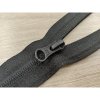 YKK spirálový zip reverzní, černá