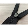 YKK VISLON Slim® kostěný zip s galvanizovaným běžcem, vel. 5, černá