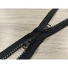 YKK Zip VISLON® vel. 5, 2 černí běžci, černá stuha
