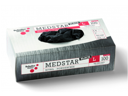 Rukavice Schuller Medstar Black Nitril
